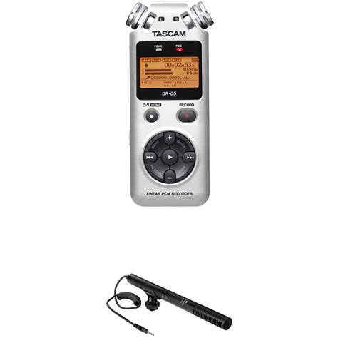 TASCAM DR-05 Digital Audio Recorder Kit with Shotgun Microphone