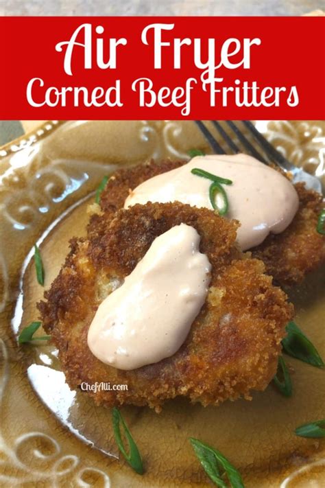 Corned Beef Fritters with Tangy Dipping Sauce | Chef Alli