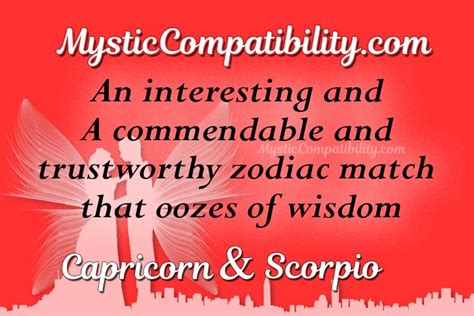 Capricorn Scorpio Compatibility - Mystic Compatibility