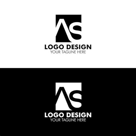 Premium Vector | Vector as monogram logo design