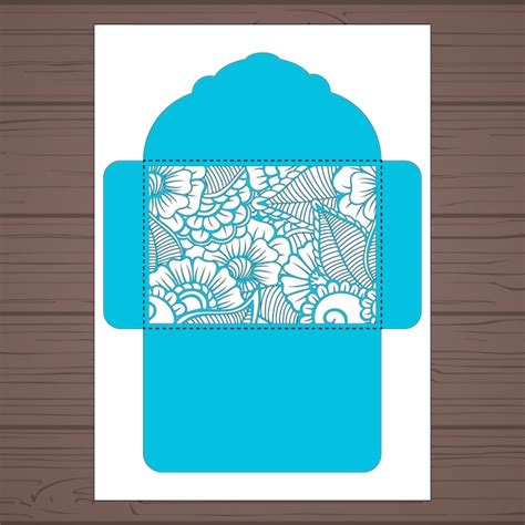 Free Vector | Envelope template design