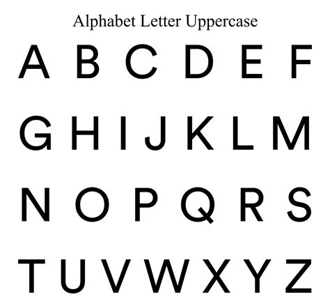 5 Best Images Of Free Printable Upper Case Letters Printable | Images ...