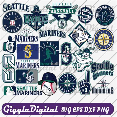 Seattle Mariners bundle, Seattle Mariners Logo svg, Seattle - Inspire ...