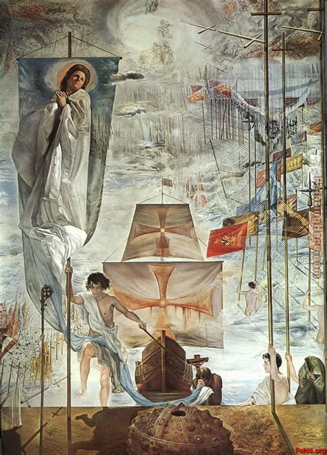 Salvador Dali The Discovery of America by Christopher Columbus painting anysize 50% off - The ...