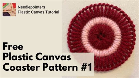 Plastic Canvas Coaster Tutorial #1 - YouTube