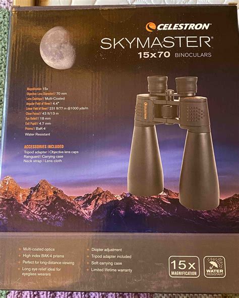 Celestron SkyMaster 15 x 70 Binoculars; Free | Astromart