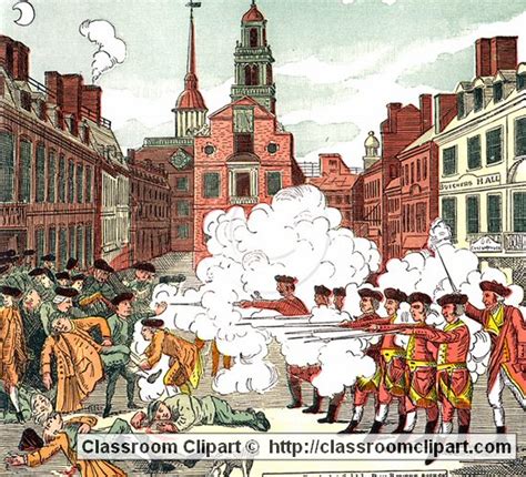 US History American Revolution - boston_massacre - Classroom Clipart