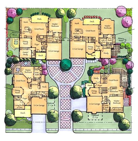 Cluster House Floor Plan - floorplans.click