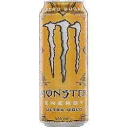 Monster Energy Ultra Gold 500ml | Woolworths