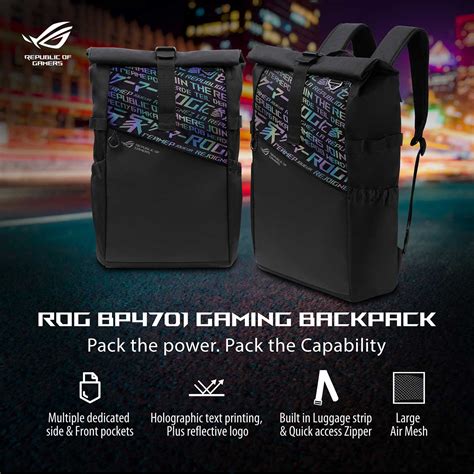 ROG BP4701 Gaming Backpack | Gaming bags｜ROG - Republic of Gamers｜ROG India