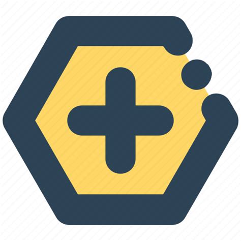 Add, create, hexagon, more, new, plus, sign icon - Download on Iconfinder