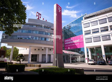 Deutsche Telekom headquarters on Friedrich-Ebert-Allee, Bonn, North ...