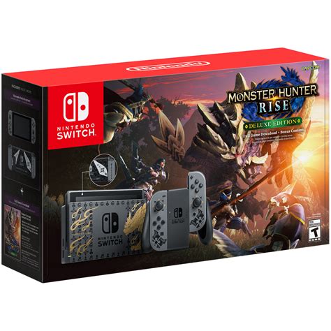 Nintendo Switch MONSTER HUNTER RISE Deluxe Edition system - Nintendo ...