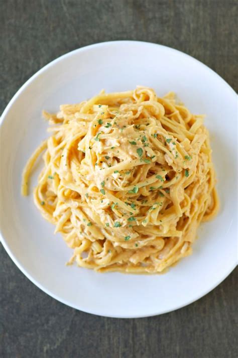 Slow Cooker Cheesy Buffalo Chicken Pasta - Slow Cooker Gourmet