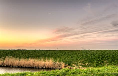 Green grass field during sunset HD wallpaper | Wallpaper Flare