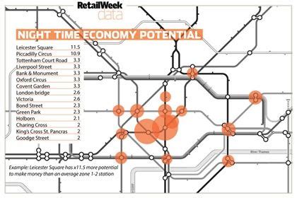 Infographic: London's Night Tube – where will the retail hotspots be ...