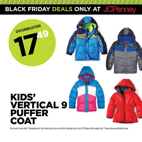 JCPenney Black Friday Deal. How about a little puff love? Vertical 9 ...