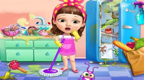 Fun Care Kids Game – Sweet Baby Girl Cleanup 5 – Messy House Makeover – Fun Cleaning Games For ...