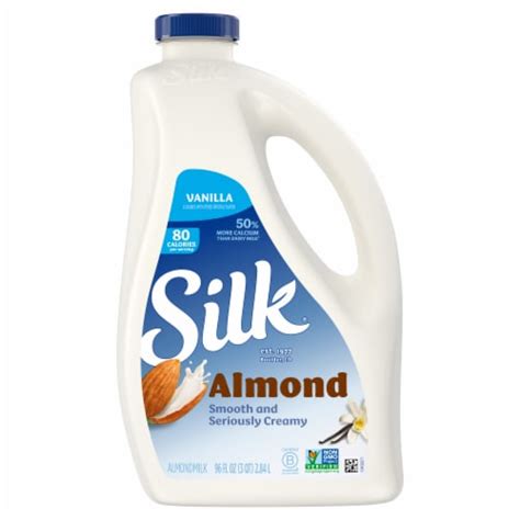 Silk Dairy Free Vanilla Almond Milk, 96 fl oz - Kroger