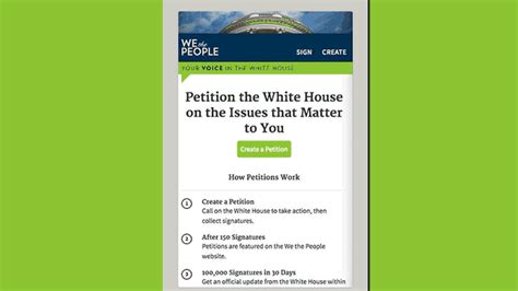 White House now makes it even easier to petition the government - Vox