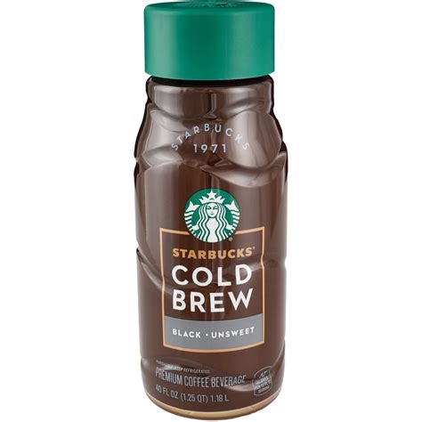 Starbucks Cold Brew Black Unsweetened Coffee - Shop Coffee at H-E-B