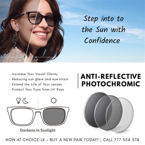 Transition Photochromic Lenses - Choice.lk