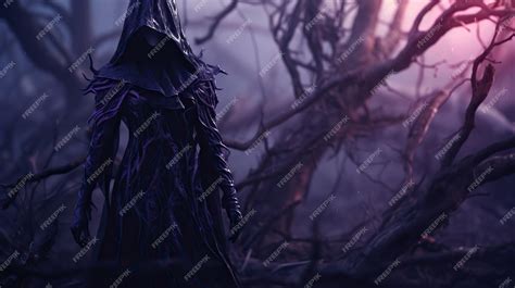 Premium AI Image | darkwood grim reaper wallpaper