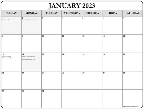 Printable Holiday Calendar 2023 - Time and Date Calendar 2023 Canada