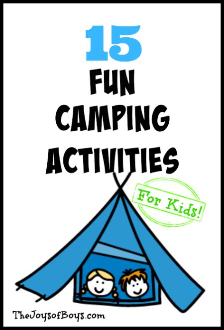 15 Fun Camping Activities for Kids