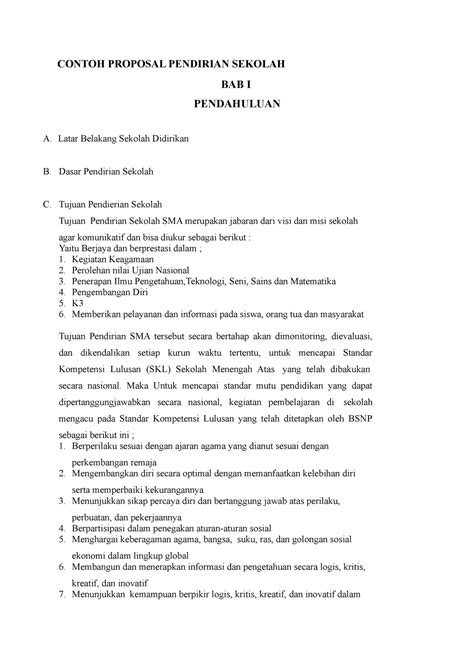 Dokumen - Hasil Analisis Studi Kelayakan - CONTOH PROPOSAL PENDIRIAN SEKOLAH BAB I PENDAHULUAN A ...