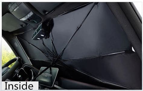 Foldable car windshield sun shade umbrella block UV | SP UMBRELLA