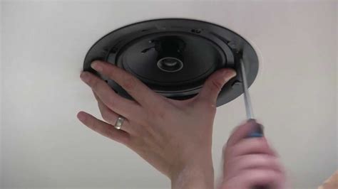 How to install ceiling speakers - YouTube
