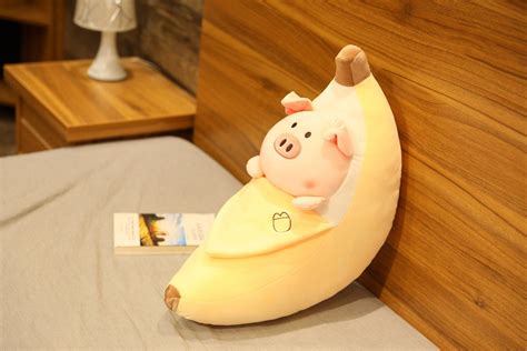 Creative Peeling Banana Piggy Plush Toy