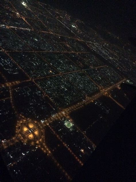 Aerial view of Dubai at night Aerial View, City Photo, Dubai, Night