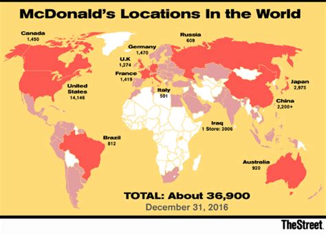 Mcdonalds Around The World Map - Table Rock Lake Map