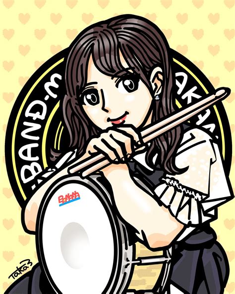 [Fan art] A birthday drawing of Akane by Taka-san : r/BandMaid