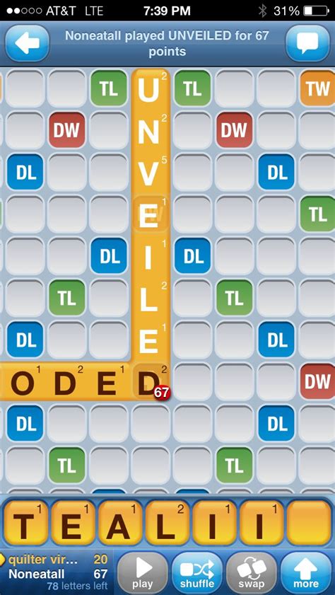 UNVEILED 67 | Scrabble words, Words with friends, Words