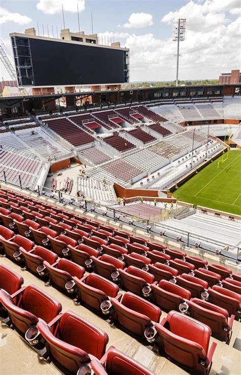 OU student media shares time lapse video of stadium construction ...