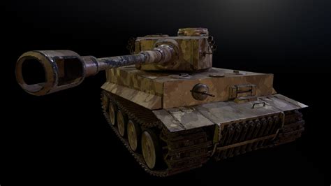 Tiger 1 tank 3D model - TurboSquid 1377793