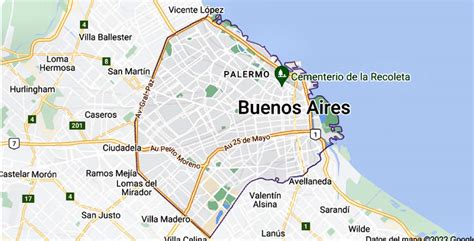 Mapa de Buenos Aires Capital | Mapa Interactivo Buenos Aires