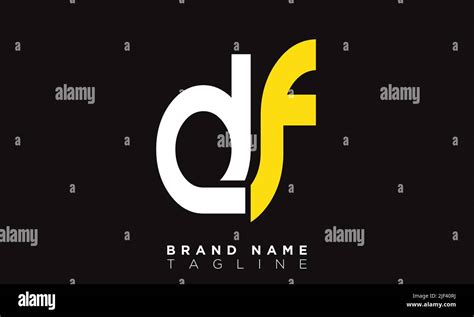 DF Alphabet letters Initials Monogram logo Stock Vector Image & Art - Alamy