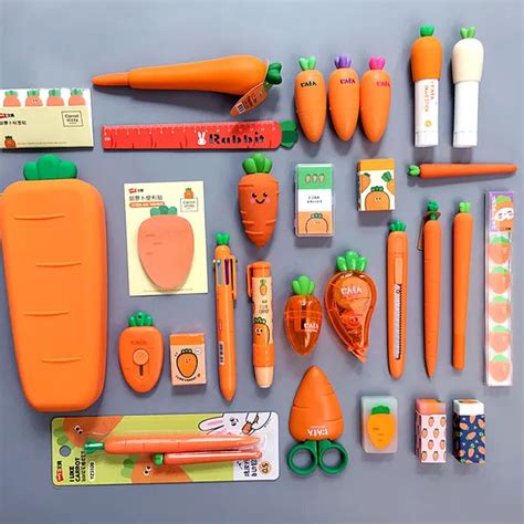 Carrot Series Kawaii Stationery Set - Gifts for idea