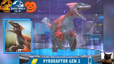 PYRORAPTOR GEN2 UNLOCKED!! All New Jurassic World Alive 2.19! - YouTube