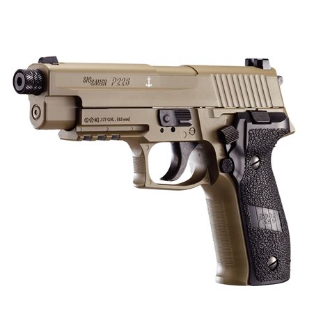 Sig Sauer P226 Air Pistol .177 Cal. 12GR CO2 16 RD-FDE - Fitness & Sports - Extreme Sports ...