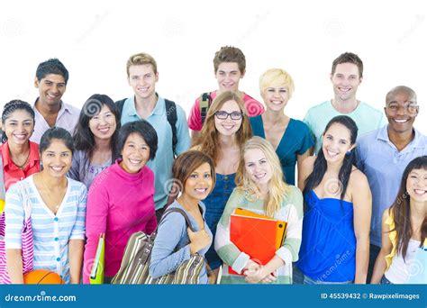 Diverse Group Of College Student Stock Photo - Image: 45539432