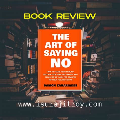 Book Review : The Art of Saying No - Surajit Roy