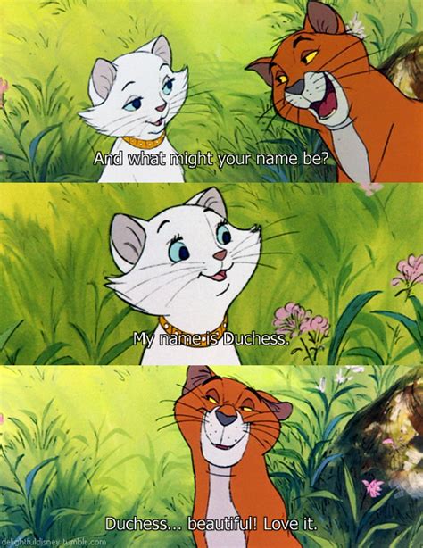 Duchess and Thomas O'Malley from "The AristoCats", 1970 Walt Disney ...