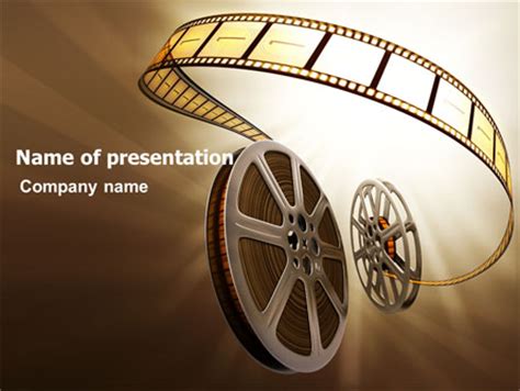 Film Reel In Light Brown Color Presentation Template for PowerPoint and Keynote | PPT Star