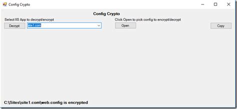 Using C# to Encrypt and Decrypt .Net Connection Strings | Peter Viola