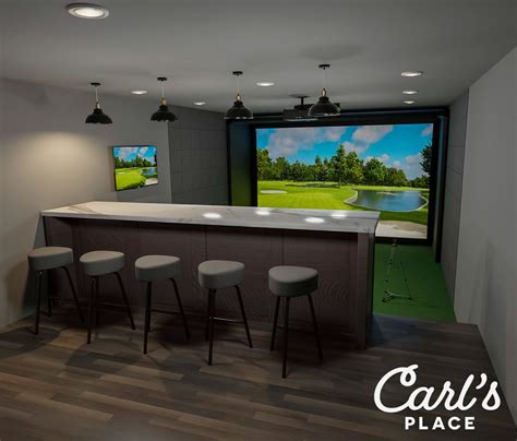 Golf Simulator Room - Design Ideas - Carl's Place